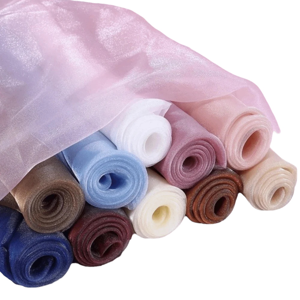 rubans pailletés élégants translucides rose blanc bleu beige marron violet echangements