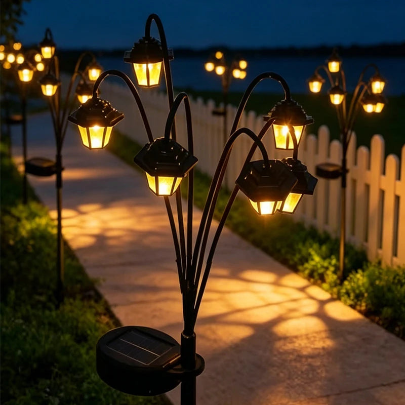 lampions solaires extérieurs noirs led modernes jardin facile certifiés ip65 abs