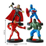 figurines spider man rouge bleu noir costume original anniversaire enfant dessin animé six petites