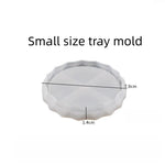 cache pot géométrique silicone bleu blanc noir moderne minimaliste plateau support facettesiaux