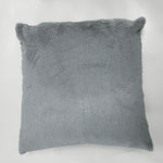 housse coussin carré gris texture bouclée moderne décoration intérieure double face jacquard polyester sieste