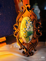 décoration murale bois sculpté floral classique baroque tableaux vintage
