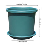 pot fleurs plastique moderne vert clair drainage support plateau transparent ventilation hydroponie