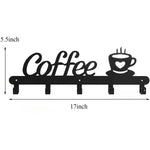 porte cle mural noir fer lettres sweet crochet organisation entree maison moderne