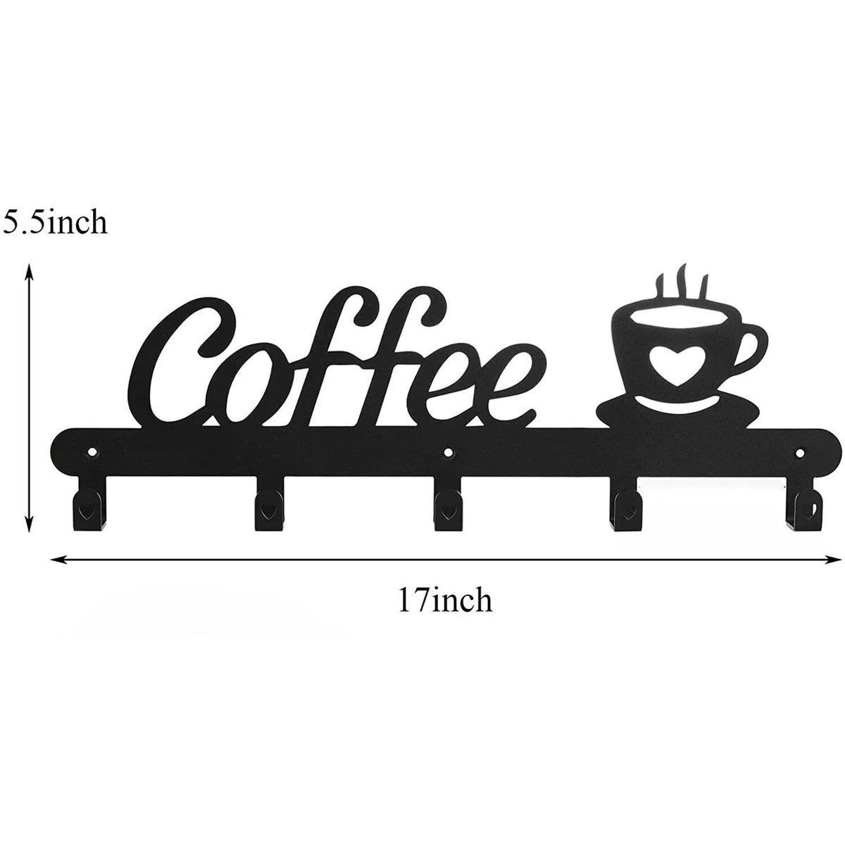 porte cle mural noir fer lettres sweet crochet organisation entree maison moderne