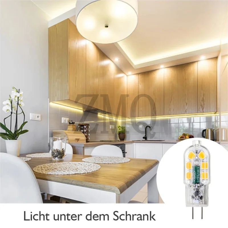 ampoule led 3w g4 ac 220v transparente jaune carrés dorés moderne 250 499 lumens