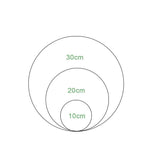 toile peinture blanc moderne 10cm 20cm 30cm lisse bois circulaire