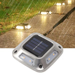 lampe solaire argentée moderne led ip65 protection extérieure tringles facile