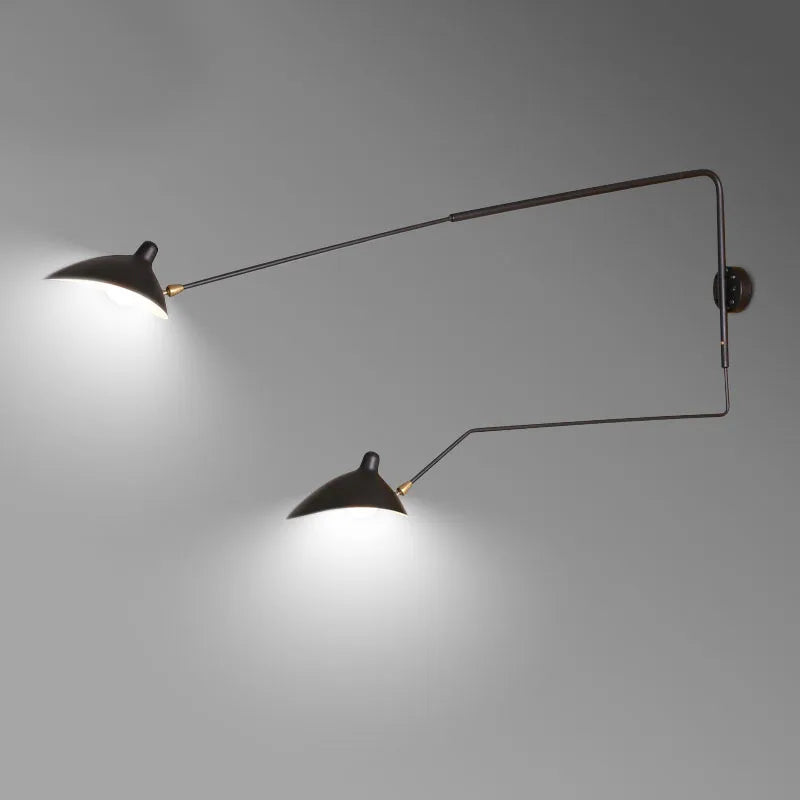 suspension lampe moderne noir métal têtes têtes ampoules câbles 90 260v 249 2000lm