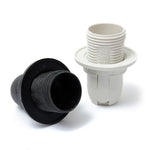 ampoule support socquette électrique noir blanc moderne rond lisse fixation anneaux pièces rechange