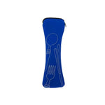 sac rangement couverts fourchettes cuillères couteaux polyestor rouge noir bleu rose vert simple moderne