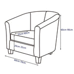 housse fauteuil moderne polyester bleu noir gris marron polaire lavable salon chambre uni