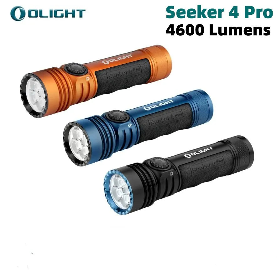 lampe torche led rechargeable 4600 lumens 200 500mètres aluminium tactique