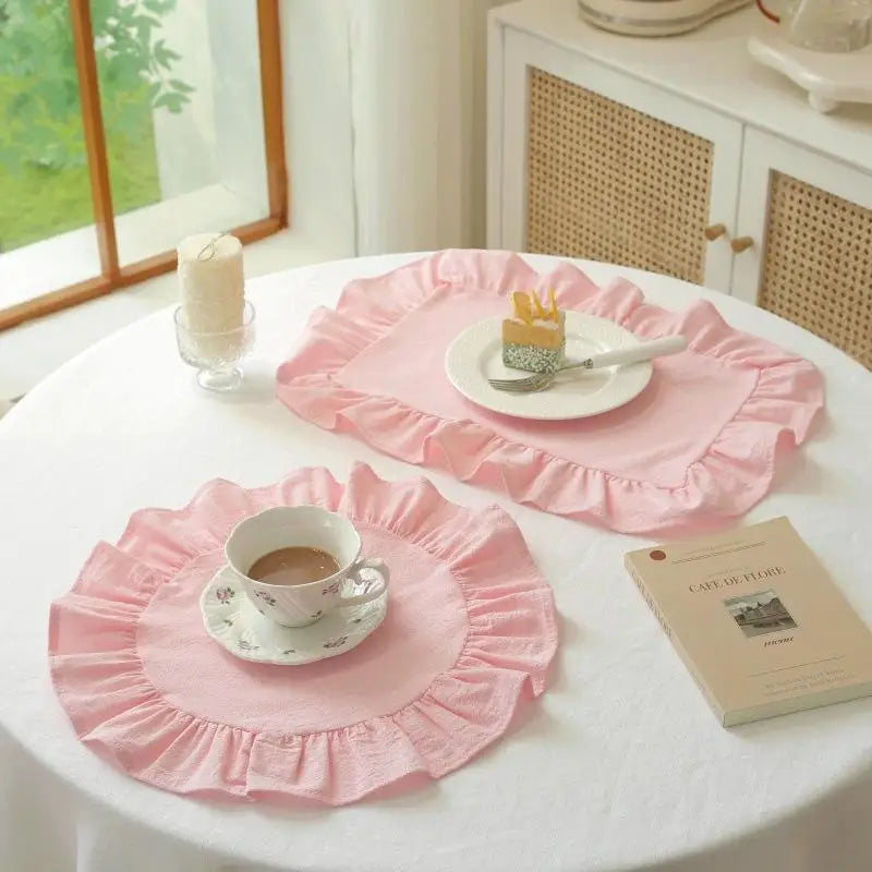 serviettes table classiques rayées rose clair serviettes table beige serviettes table blanches fronces antidérapantes