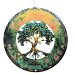 décorations jardin multicolores arbre feuilles fleurs moderne artisanalextérieur pvc fixations anneau métallique