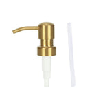 distributeur savon liquide moderne acier inoxydable argenté blanc bouchon remplissage