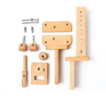 support broderie rotation 360 vis ajustable bois naturel simple fonctionnel kit