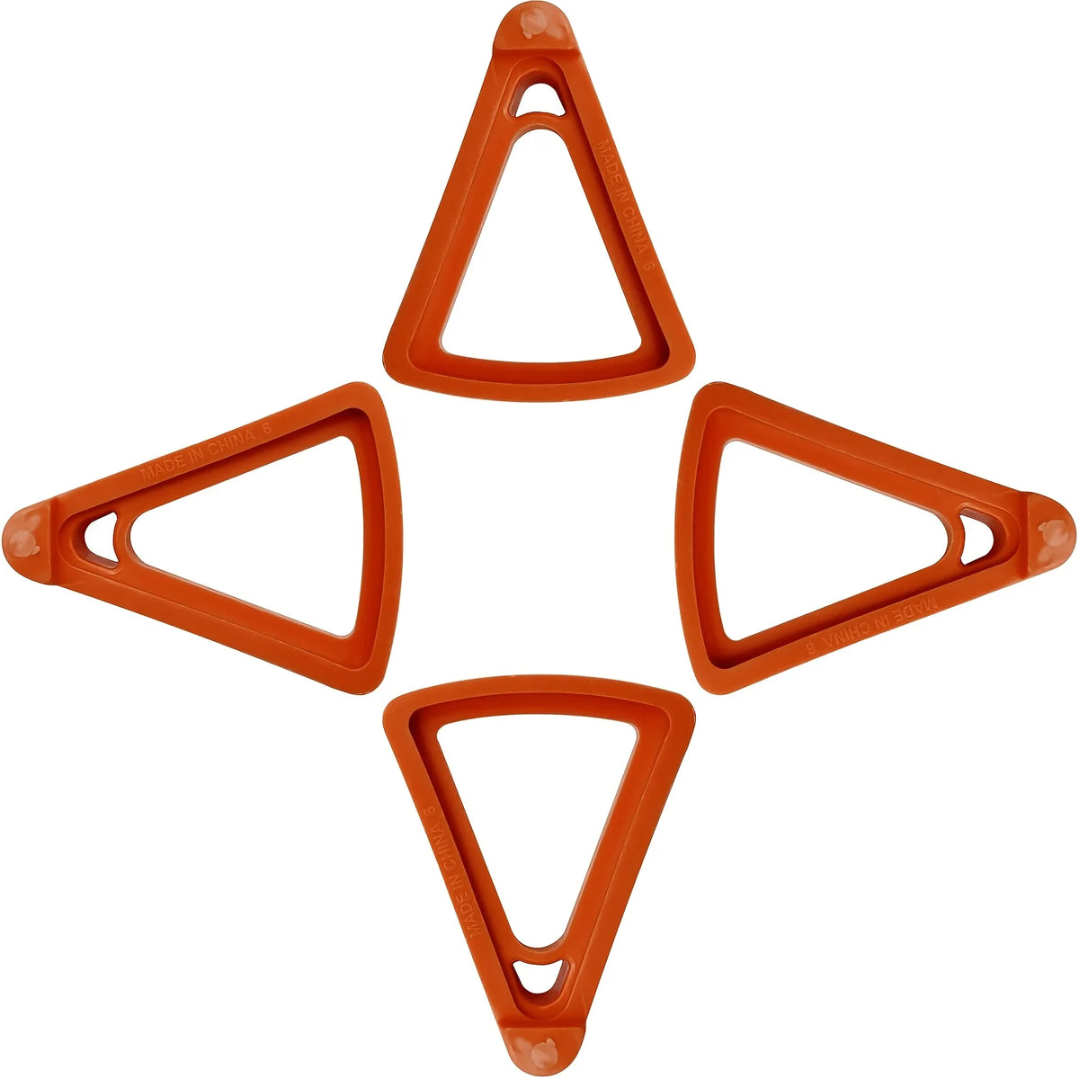 supports pot orange moderne adhésif 2.36in 0.98in 2.76in 12pcs 4pcs 8pcs