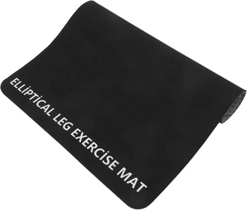 tapis d'exercice antidérapant insonorisant protection sol robuste machine elliptique gym noir pliable utilisation quotidienne