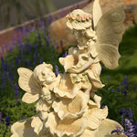 fontaine résine fées enfant aquatique decoration intérieure basse transparente fleuri maison