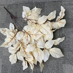 décoration intérieure branche artificielle feuilles orange vert bleu violet rouge naturel