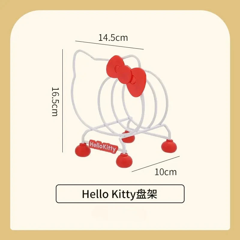 support assiettes hello kitty mickey mouse blanc rouge jaune moderne ludique assiettes couvercles bols
