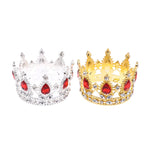 couronne or transparente strass diamants princière adhésif décoration gâteau anniversaire festive royal elegance festive