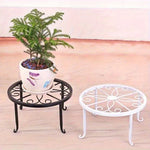 support plante métal blanc noir floral moderne élégant grille dimensions