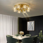lampe moderne élégante cristal noir doré ampoules led chambre salon étude entrée