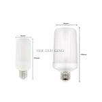 ampoule led effet flamme vacillante orange jaune blanc moderne e14 e27 360deg 50000h