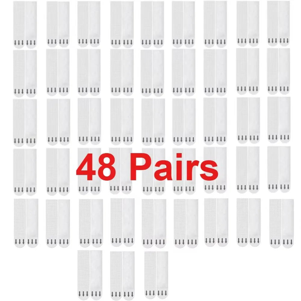 rubans adhésifs blancs points noirs suspendre cadres sans perçage modernes utilisation multiple paires