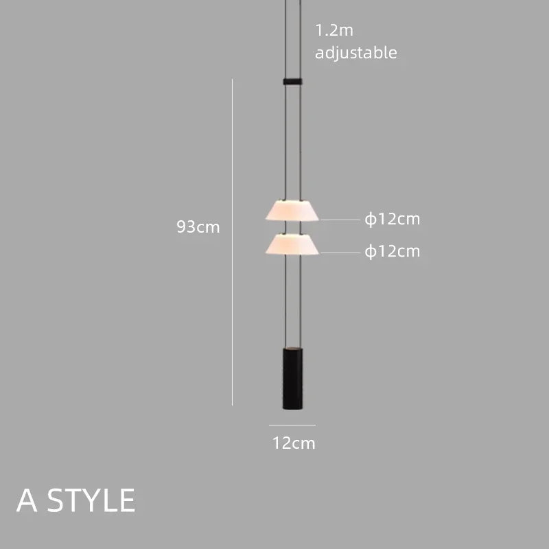 suspension lumineuse moderne minimaliste blanc noir rond lisse opaque câble noir