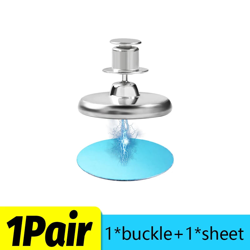 aimants fenêtre adhésifs argentés modernes boucles magnétiques murales rideau douche clips détachables paires enveloppes