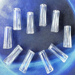 verre transparentes rayées moderne 10 pièces 11.5mm 34mm