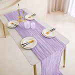 tableau chemin table vert bleu violet beige rayures horizontales opacité texturé rustique mariage fête