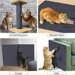 grattoir chats texture grattable beige clair adhésif moderne protection meubles 30x100cm