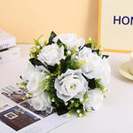 bouquet artificiel rose pâle blanc élégant intérieur mariage anniversaire baby shower