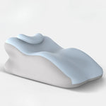 coussin ergonomique multifonctionnel memory foam noir blanc support dos jambes oreiller pieds moderne