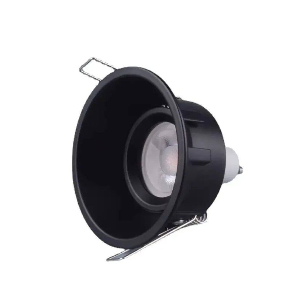 projecteur led noir blanc rond anneaux moderne 93mm diametre 45mm hauteur