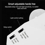 détecteur mouvement infrarouge douille E27 blanc moderne 120 degrés LED utilitaire