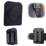 support magnétique porte outils noir attachement ceinture spirale industrielle utilitaire tournevis marteau pince clé
