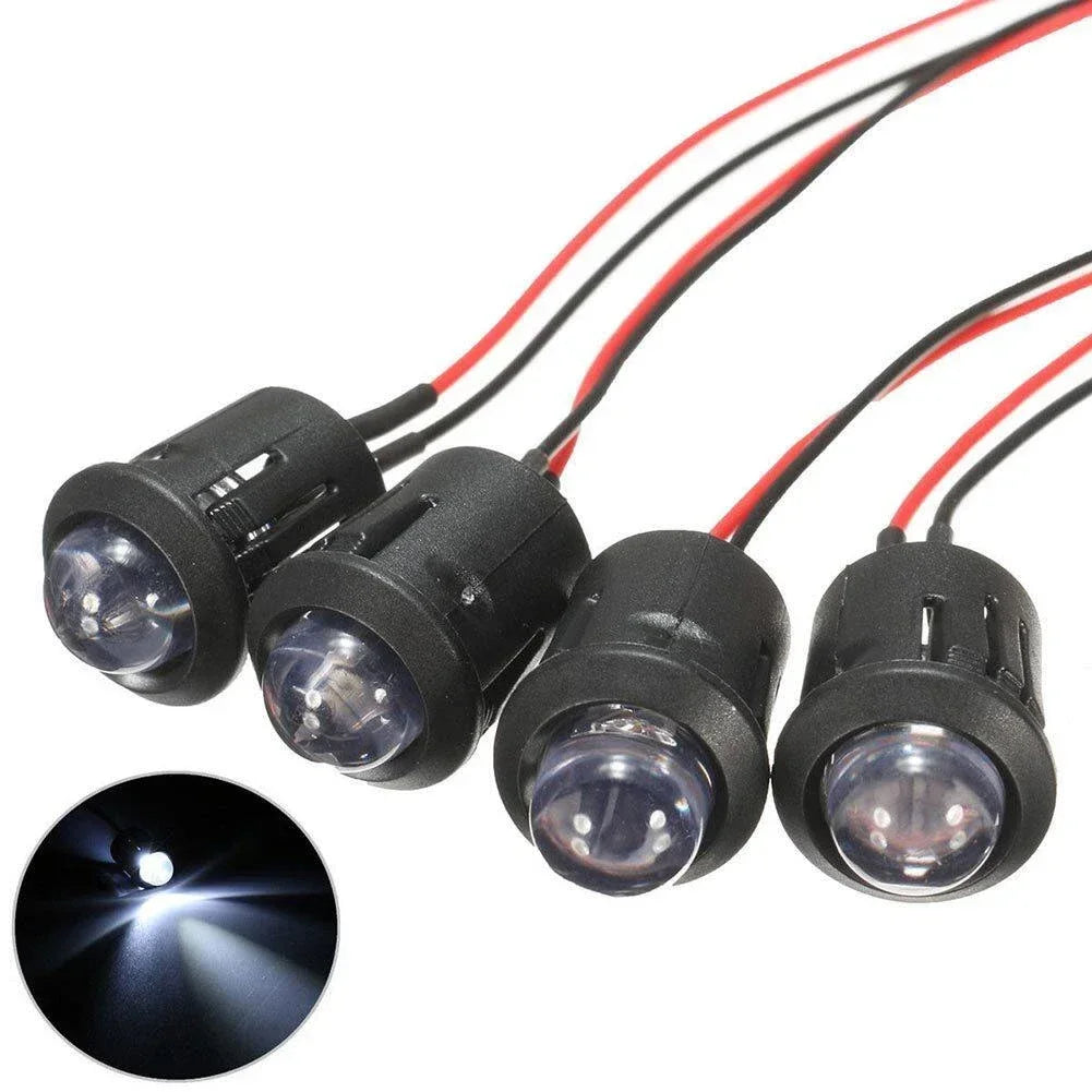 ampoules led noires blanches 10 pièces câbles modernes translucides 12v