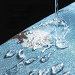 rideau douche fleuri moderne bleu clair métalliques polyester opaque 180cm 200cm