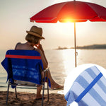 rubans plage adhésifs rayés moderne vert bleu rose jaune blanc plage chaises serviettes accessoireextérieur