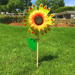 fleur artificielle jaune rouge verte bleu rayonnante moderne décoration extérieure tige bois feuille verteextérieur