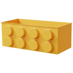 boîtes rangement magnétiques rouge bleu jaune blocs lego moderne fixations magnétiques almacenamiento organizador porta