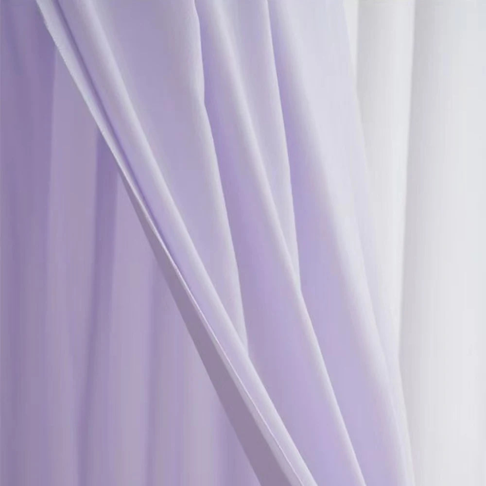 rideau lit polyester unisexe moderne beige lilas rose vert opacité tour lit maison campement