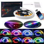 ruban led multicolore moderne app contrôlable adhésif 12v 60cm 45cm 30cm fluo