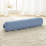 oreiller cylindrique polyester coton blanc bleu noir vert gris rouge moderne opaque 106x35cm