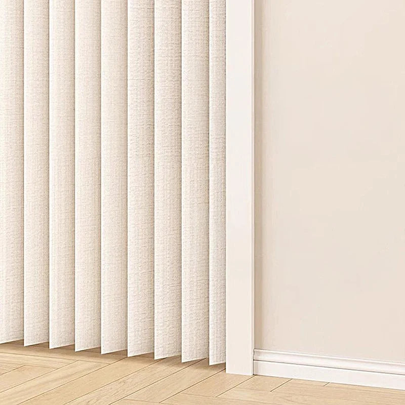 rideau plissé beige clair moderne résistant toute saison